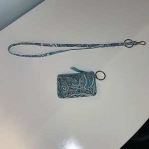 Vera Bradley ID Tag and Lanyard